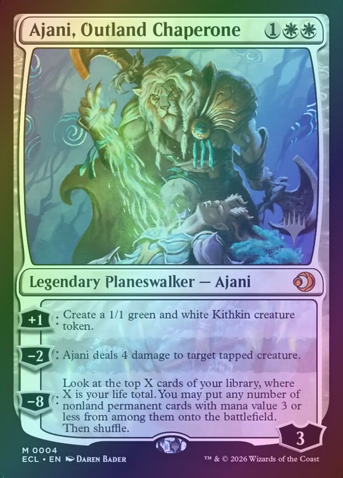 Ajani, Outland Chaperone (PECL) (4p) / Foil