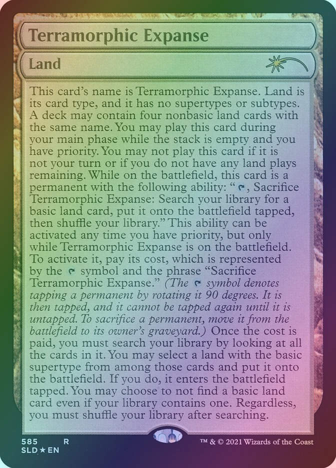 Terramorphic Expanse (SLD) (585) / Foil