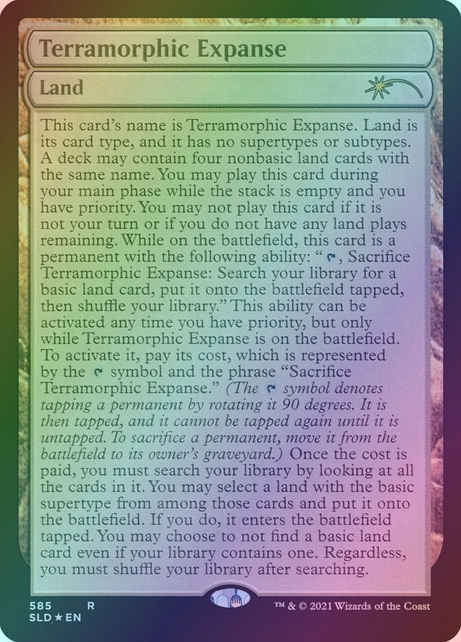 Terramorphic Expanse (SLD) (585) / Foil