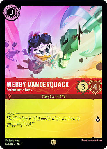 Webby Vanderquack - Enthusiastic Duck (LOR_ITI) / Foil