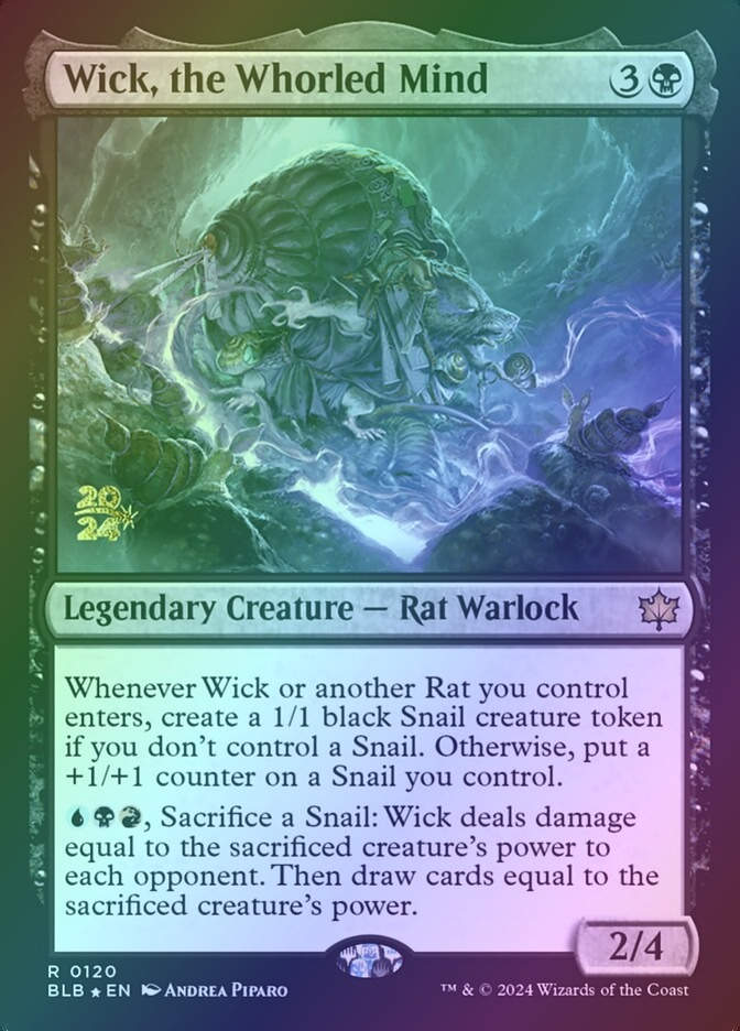 Wick, the Whorled Mind (PBLB) (120s) / Foil