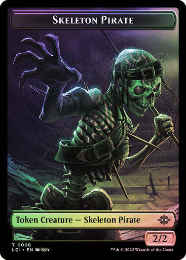 Skeleton Pirate Token // Vampire Token (lci_tf) — cara 1 de 2