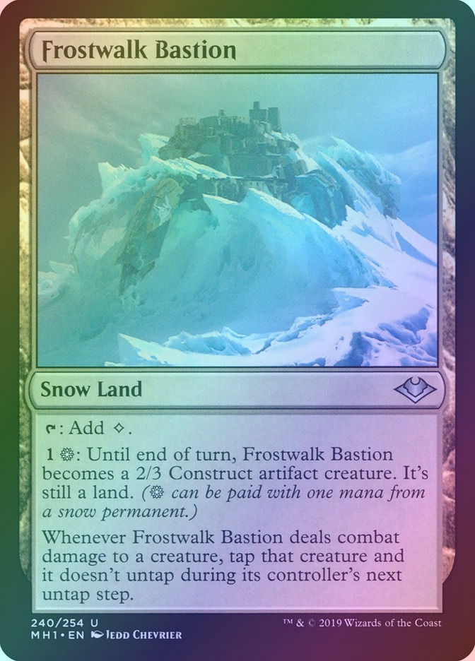 Frostwalk Bastion (MH1) (240) / Foil
