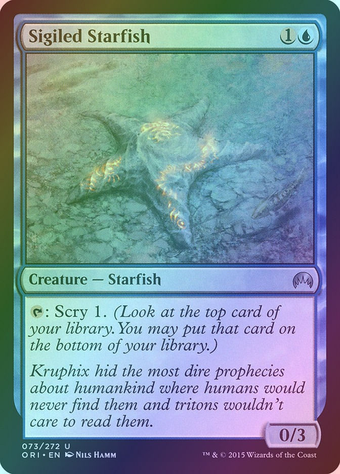 Sigiled Starfish (ORI) (73) / Foil