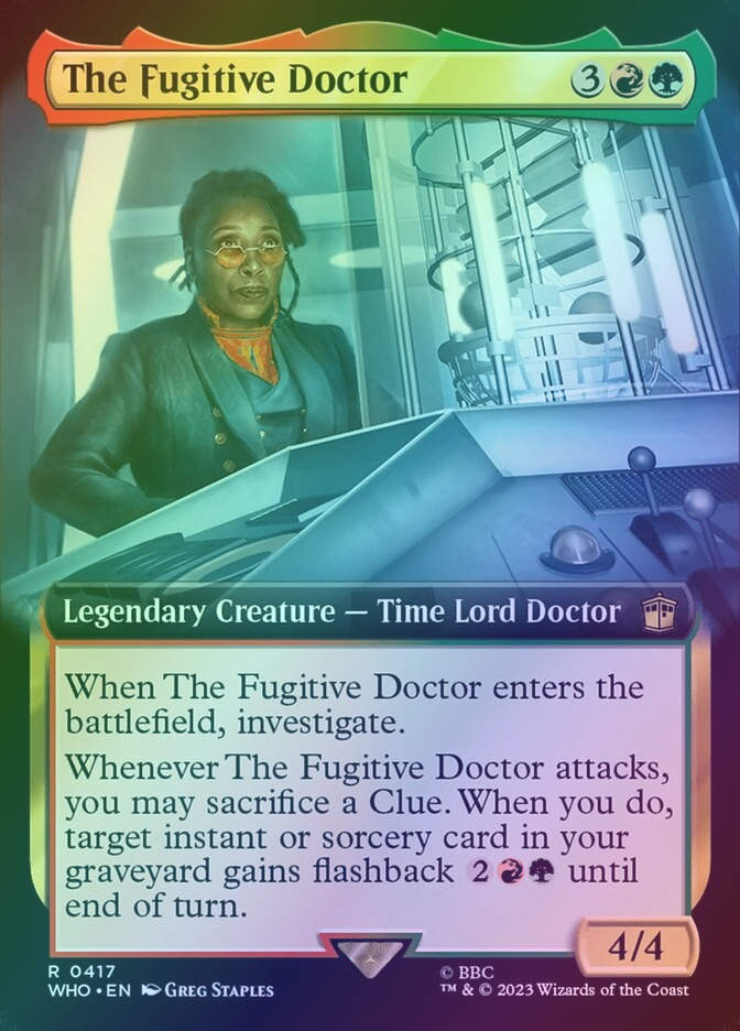 The Fugitive Doctor (WHO) (417) / Extended Art / Foil