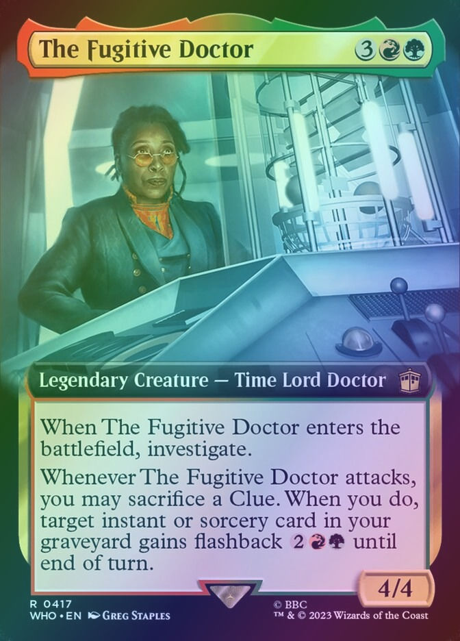 The Fugitive Doctor (WHO) (417) / Extended Art / Foil