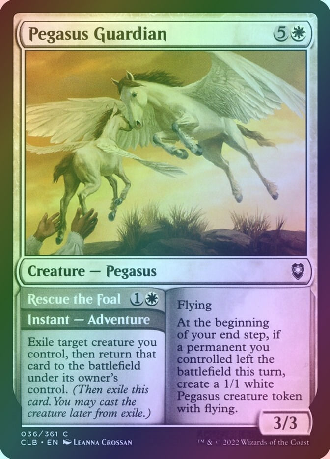 Pegasus Guardian // Rescue the Foal (CLB) (36) / Foil