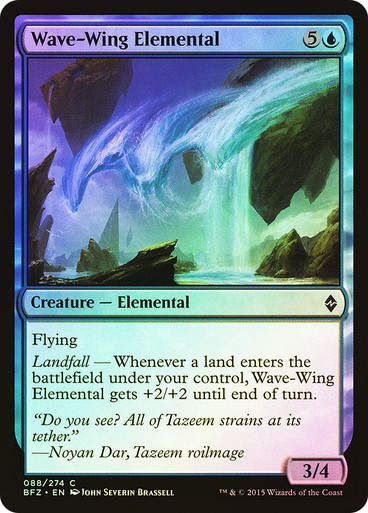 Wave-Wing Elemental (BFZ) (88) / Foil