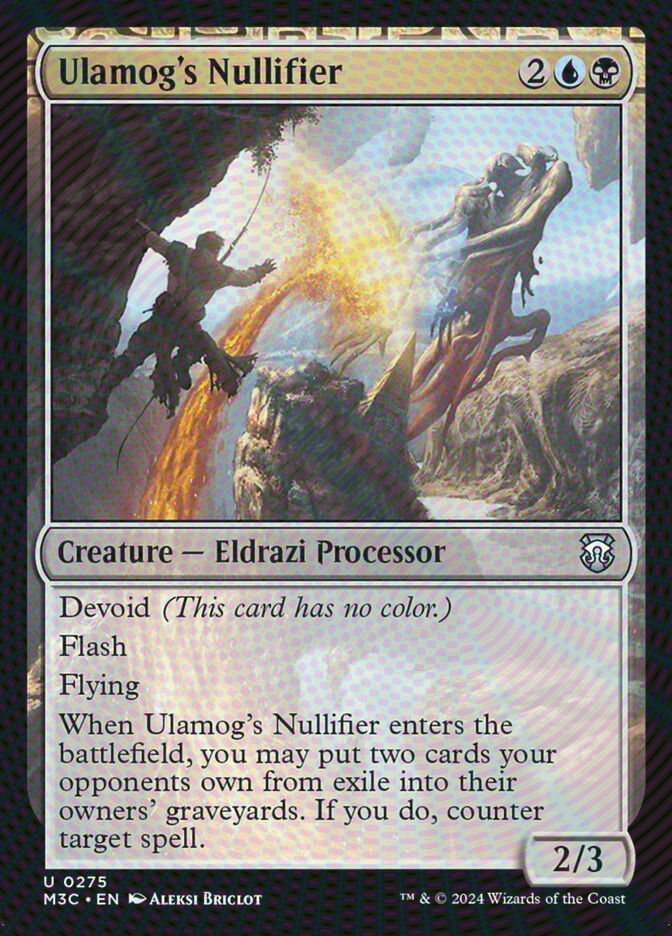 Ulamog's Nullifier (M3C) (275) / Ripple Foil