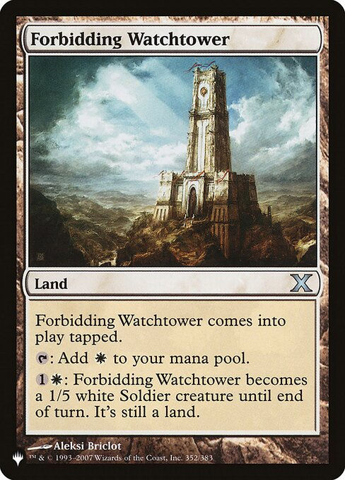 Forbidding Watchtower (PLST) (10E-352)