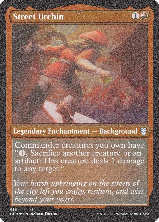 Street Urchin (CLB) (510) / Foil Etched