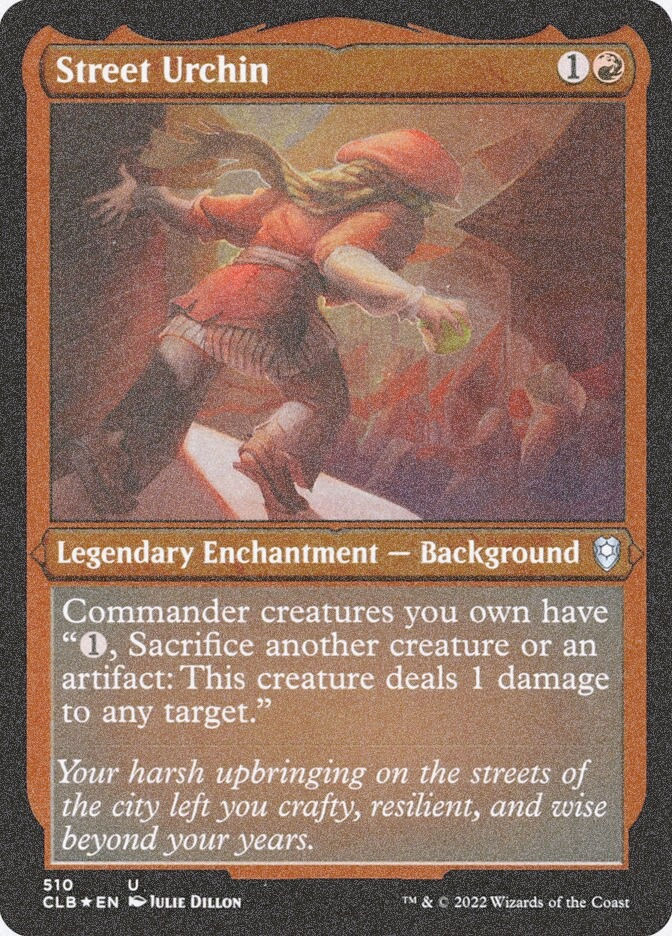 Street Urchin (CLB) (510) / Foil Etched