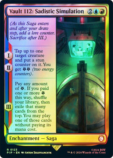 Vault 112: Sadistic Simulation (pip) (123) / Foil