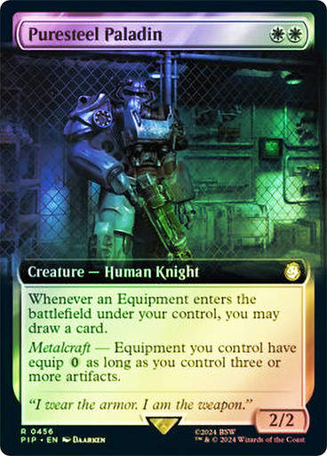 Puresteel Paladin (pip) (456) / Extended Art Foil