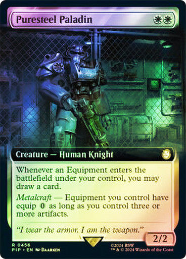 Puresteel Paladin (pip) (456) / Extended Art Foil