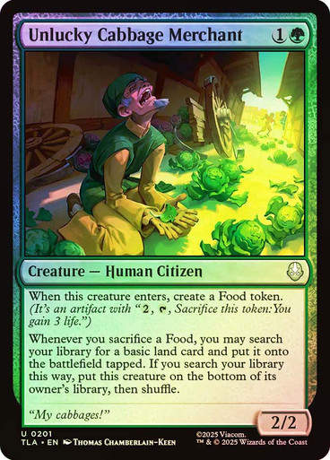 Unlucky Cabbage Merchant (TLA) (201) / Foil