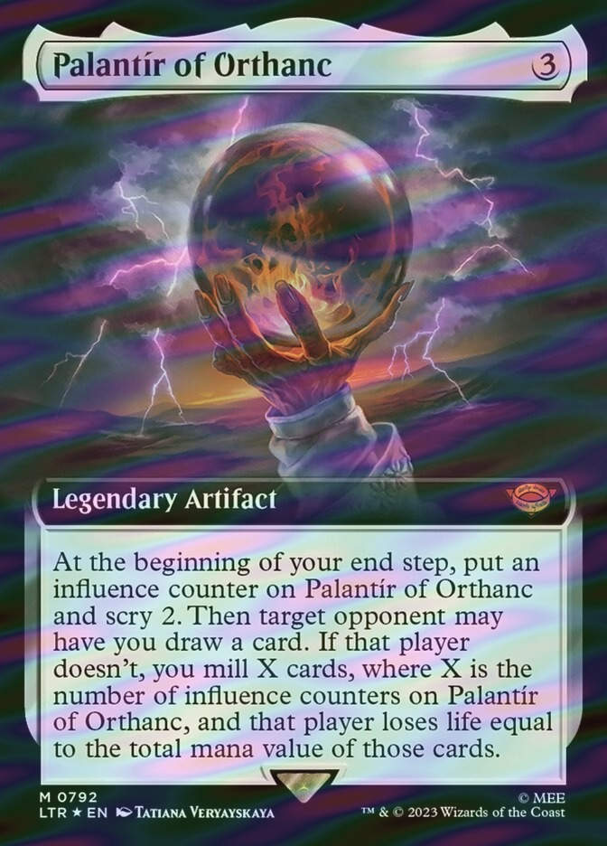 Palantír of Orthanc (LTR) (792) / Extended Art / Surge Foil