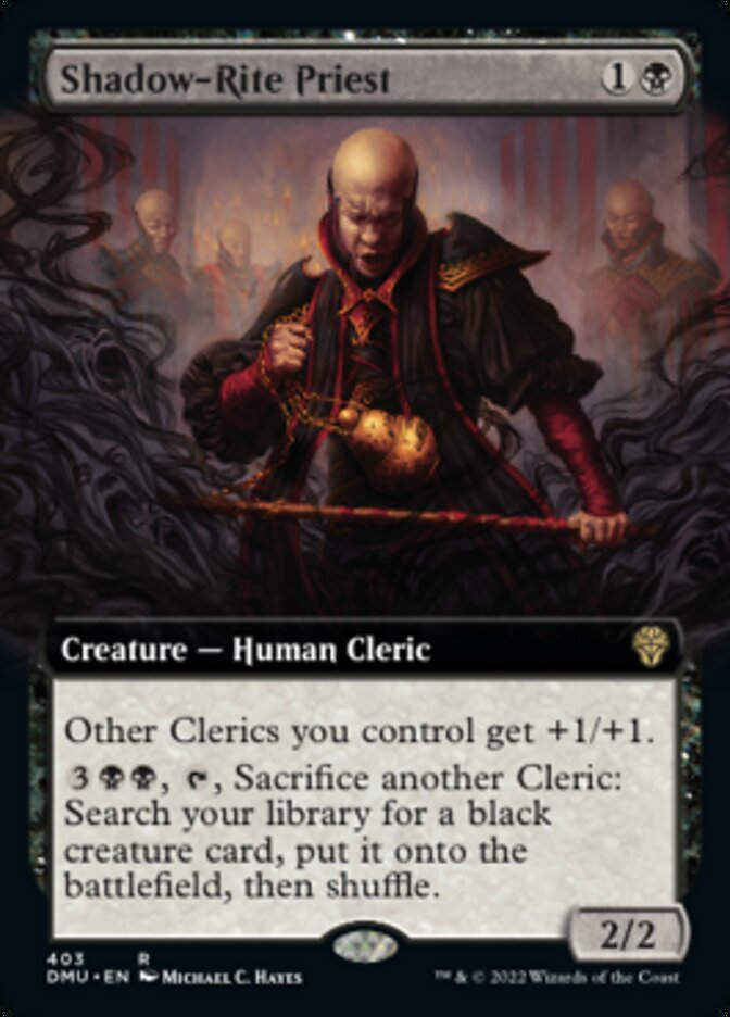 Shadow-Rite Priest (DMU) / Extended Art