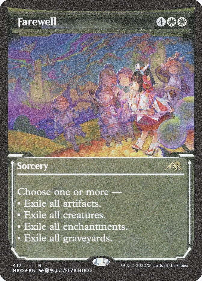 Farewell (NEO) (417) / Showcase / Foil Etched