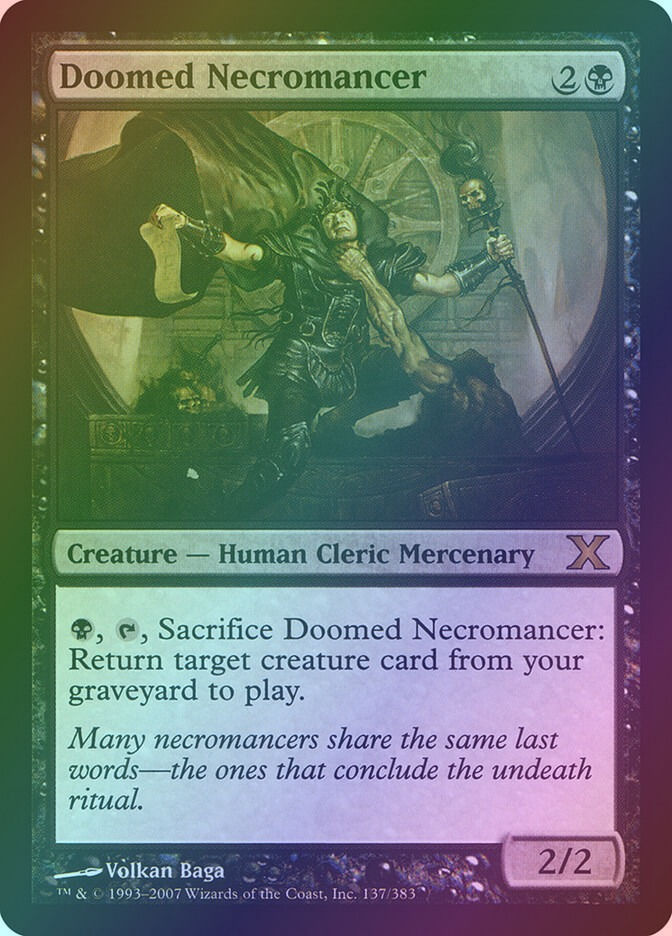 Doomed Necromancer (10E) (137) / Foil