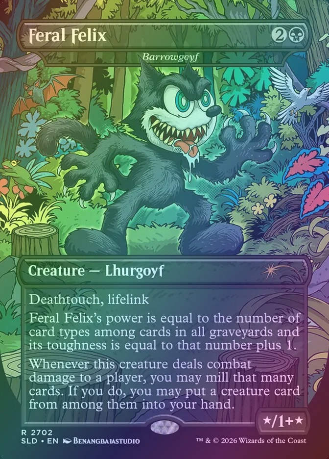 Barrowgoyf (SLD) (2702) / Borderless / Foil