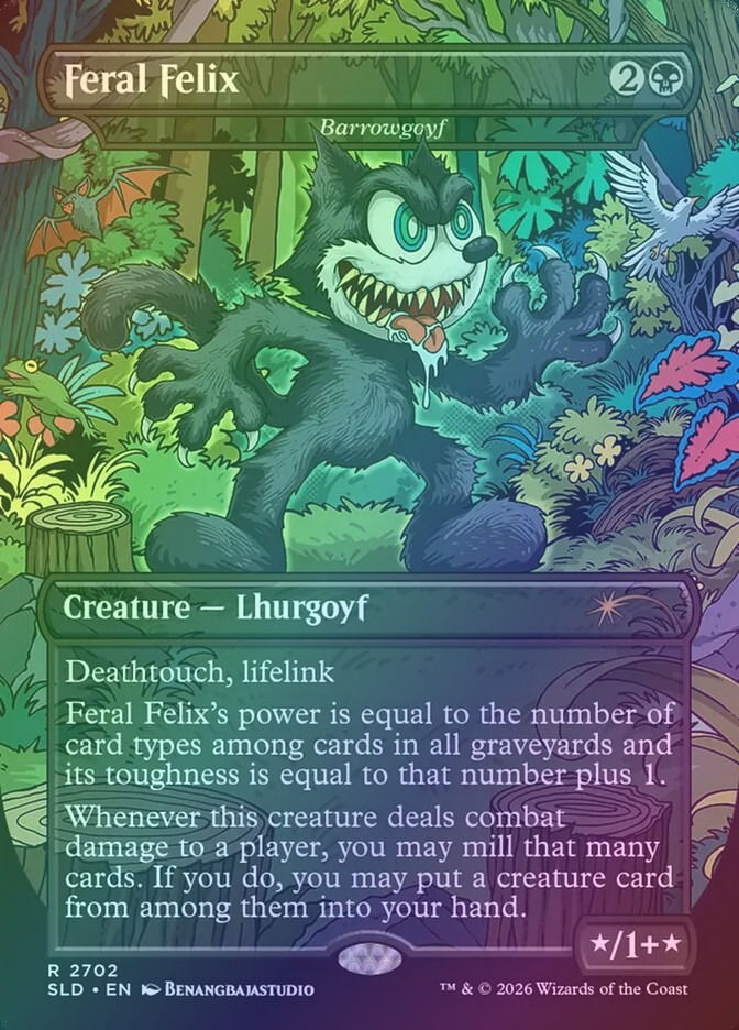 Barrowgoyf (SLD) (2702) / Borderless / Foil