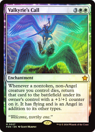 Valkyrie's Call (FDN) (27) / Foil