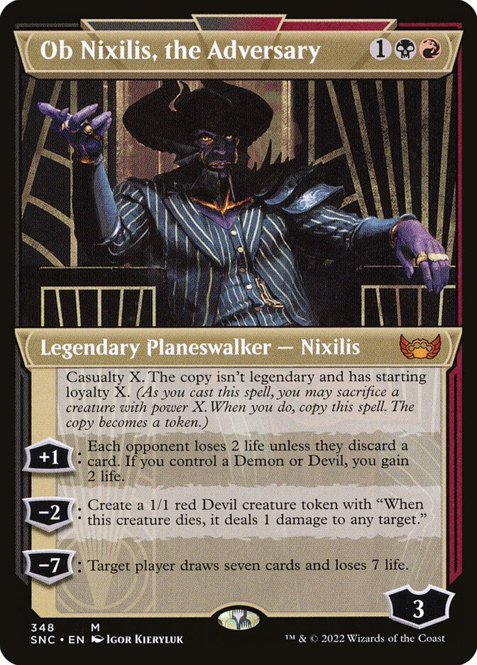 Ob Nixilis, the Adversary (SNC) (348) / Showcase