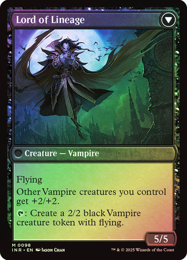 Bloodline Keeper // Lord of Lineage (INR) (98) / Foil — cara 2 de 2