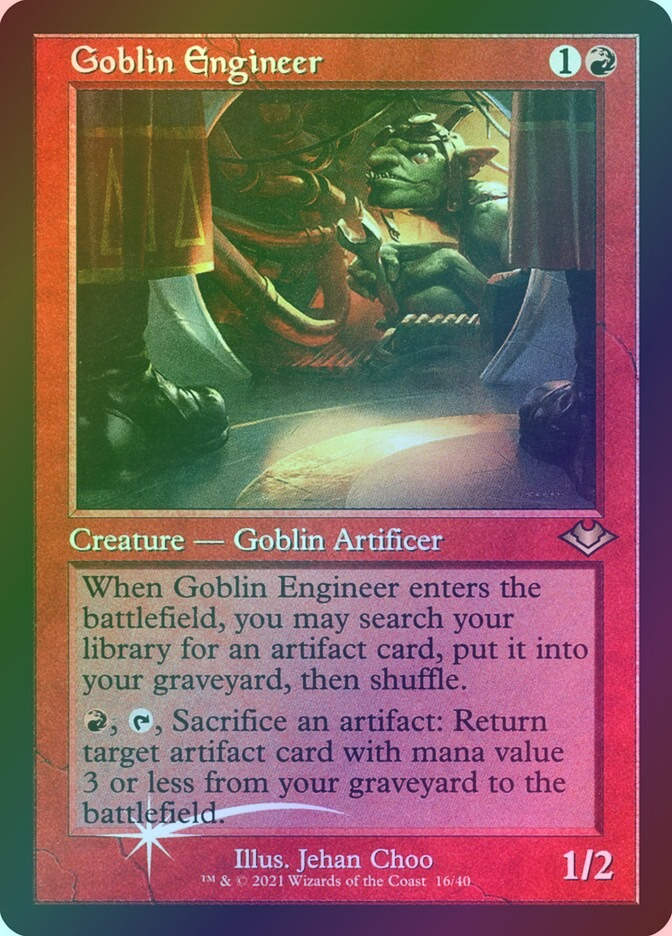 Goblin Engineer (H1R) (16) / Foil