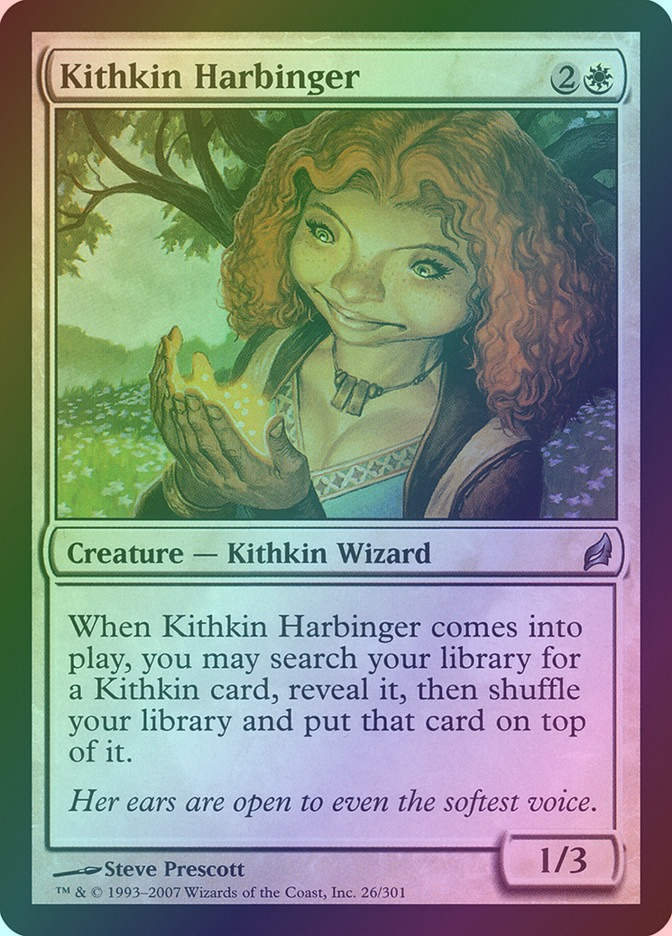 Kithkin Harbinger (LRW) (26) / Foil