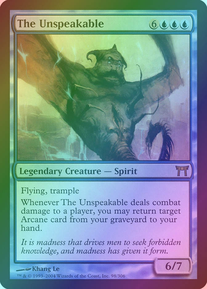 The Unspeakable (CHK) (98) / Foil