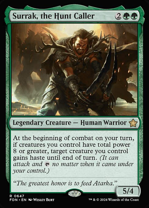 Surrak, the Hunt Caller (FDN) (647) (Starter)