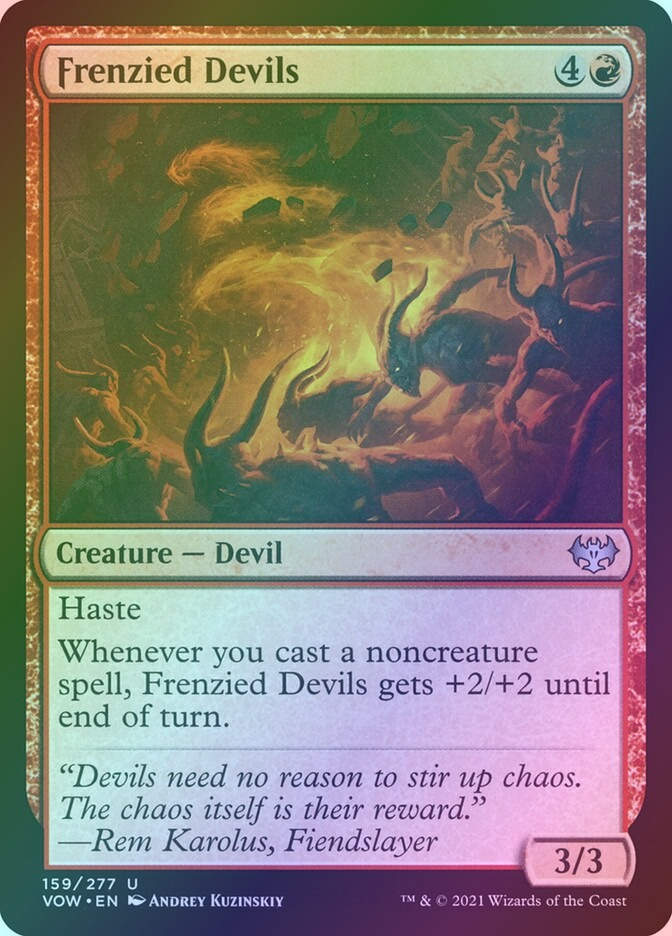 Frenzied Devils (VOW) (159) / Foil