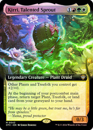 Kirri, Talented Sprout (otc) (43) / Foil Extended Art