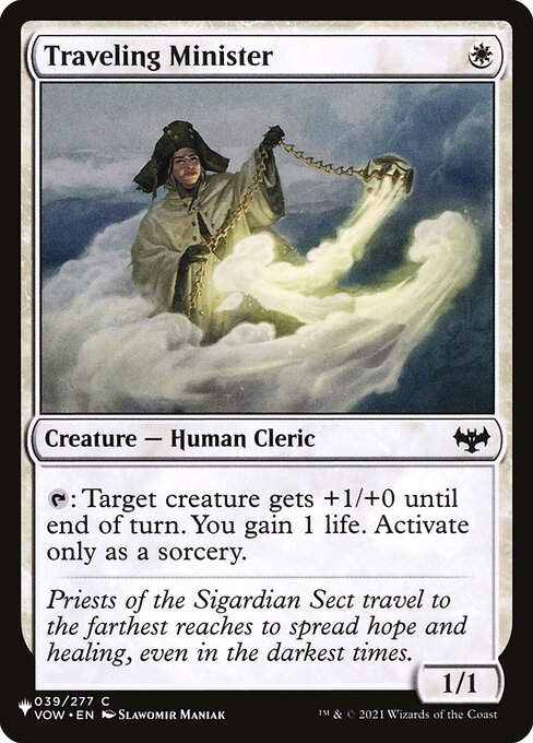 Traveling Minister (PLST) (VOW-39)