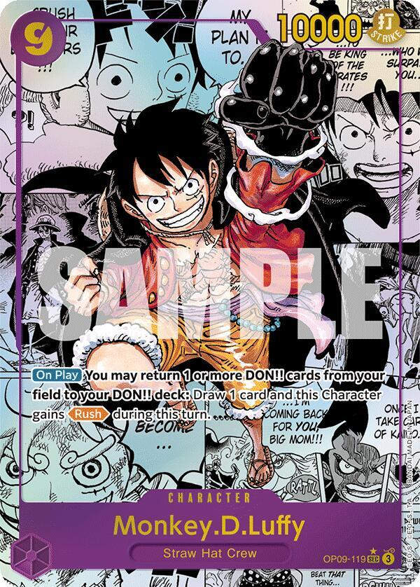 Monkey.D.Luffy (119) (Parallel) (OP09-119) / Foil