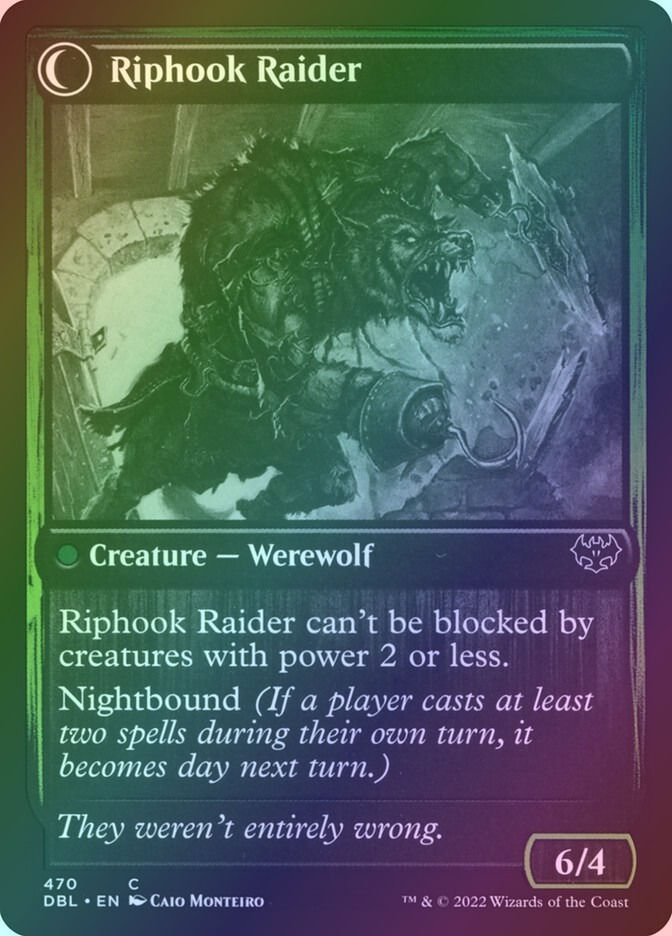 Hookhand Mariner // Riphook Raider (DBL) (470) / Foil — cara 2 de 2