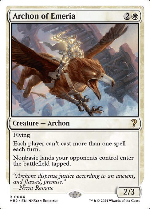 Archon of Emeria (MB2) (4)