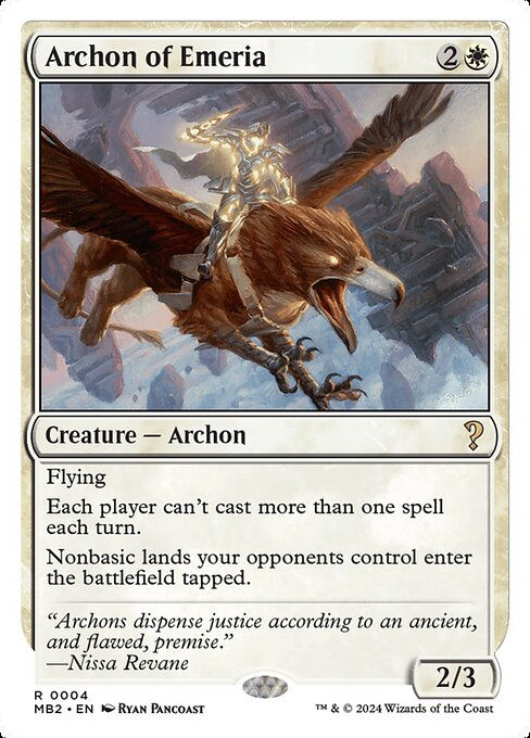 Archon of Emeria (MB2) (4)