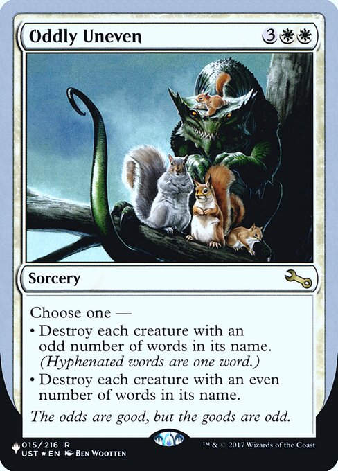 Oddly Uneven (ULST) (6) / Foil