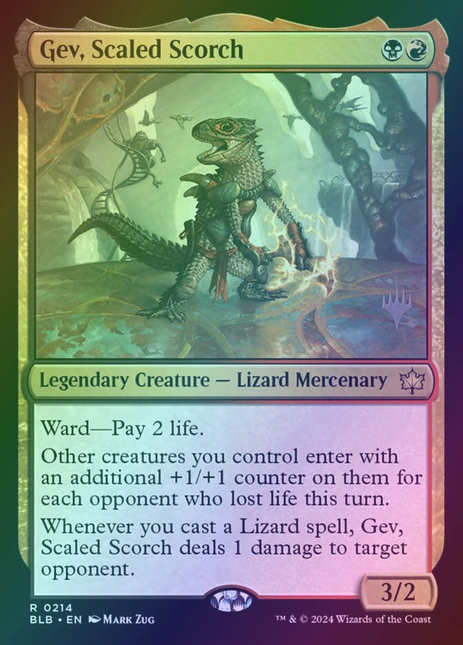 Gev, Scaled Scorch (PBLB) (214p) / Foil