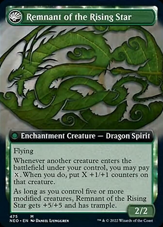 Jugan Defends the Temple // Remnant of the Rising Star (NEO) / Extended Art — cara 2 de 2