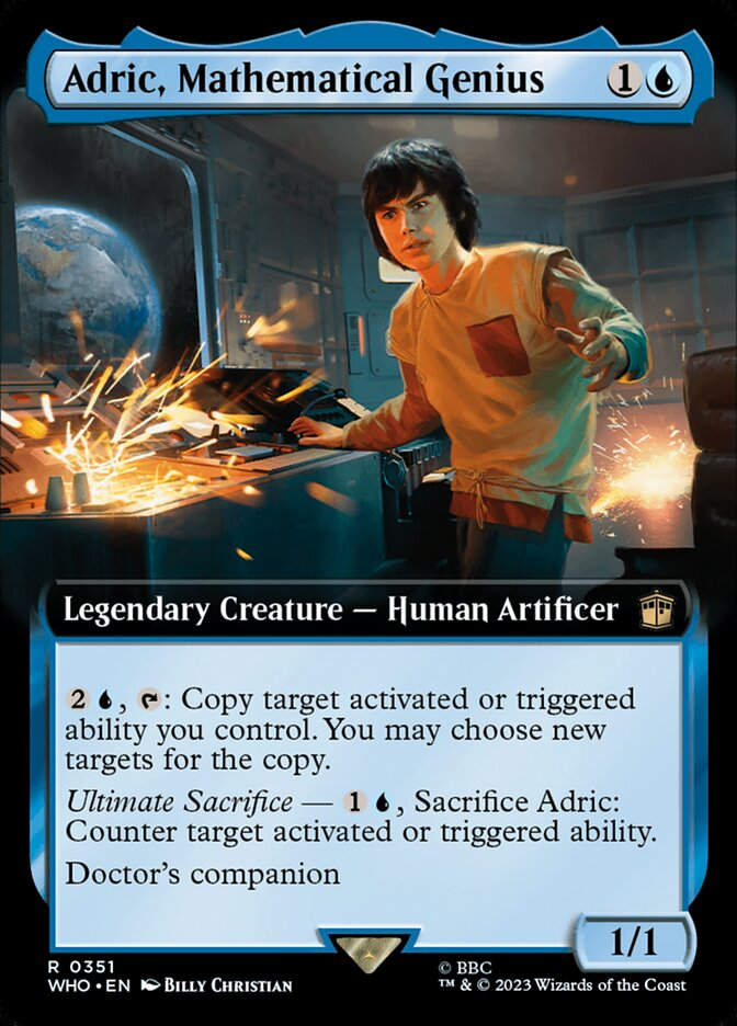Adric, Mathematical Genius (WHO) (351) / Extended Art