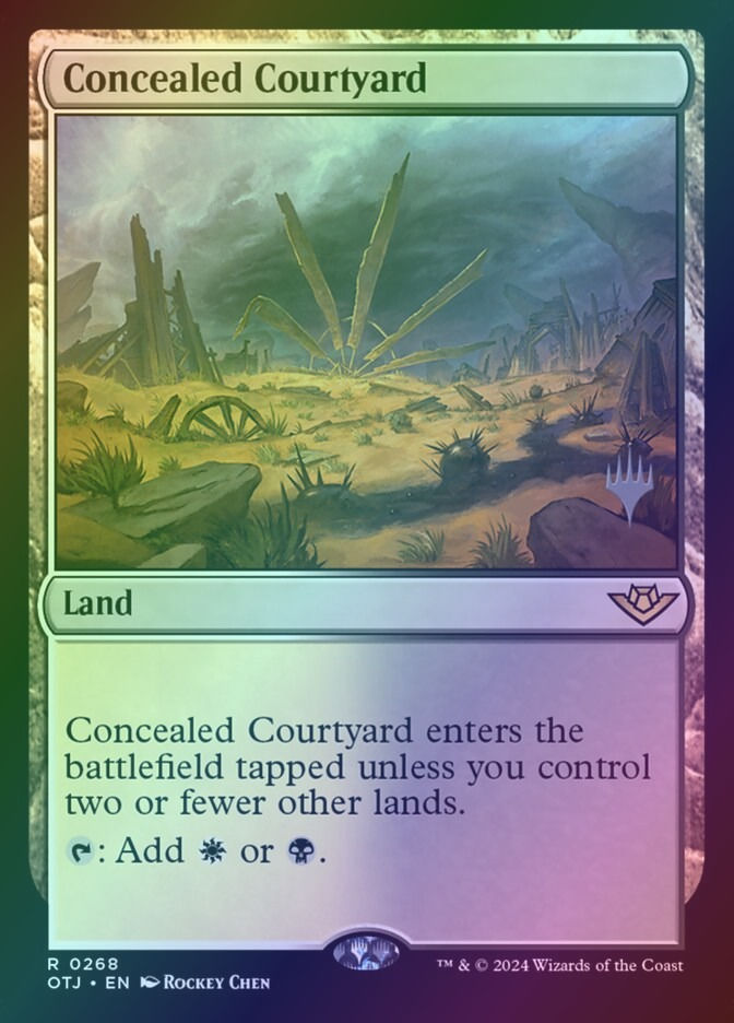Concealed Courtyard (POTJ) (268p) / Foil