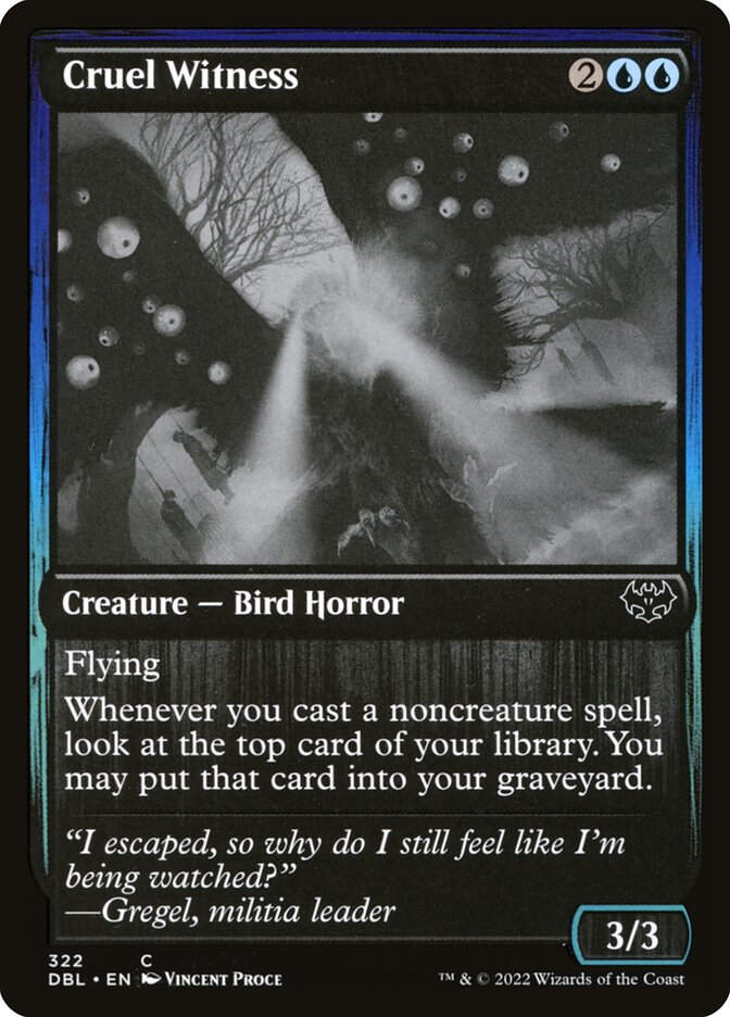 Cruel Witness (DBL) (322)
