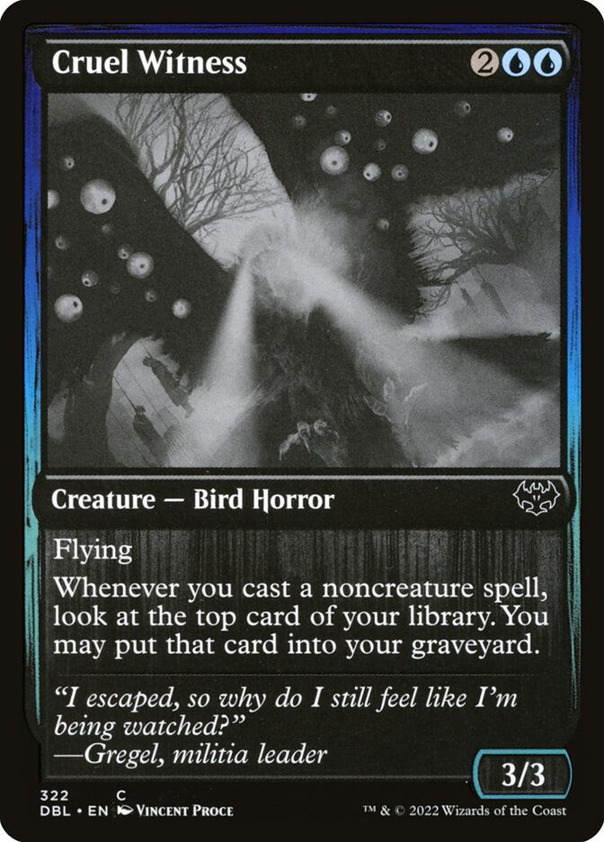 Cruel Witness (DBL) (322)