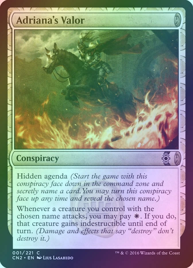 Adriana's Valor (CN2) (1) / Foil