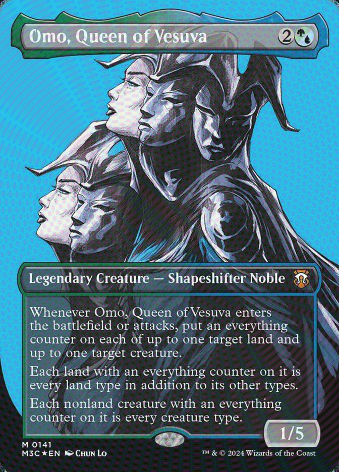 Omo, Queen of Vesuva (M3C) (141) / Borderless / Ripple Foil