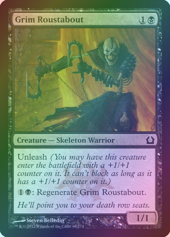Grim Roustabout (RTR) (68) / Foil